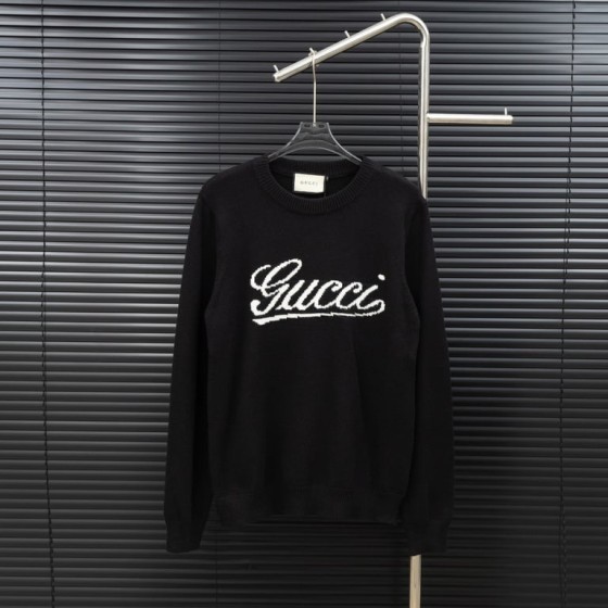 Gucci logo knit long-sleeved sweater